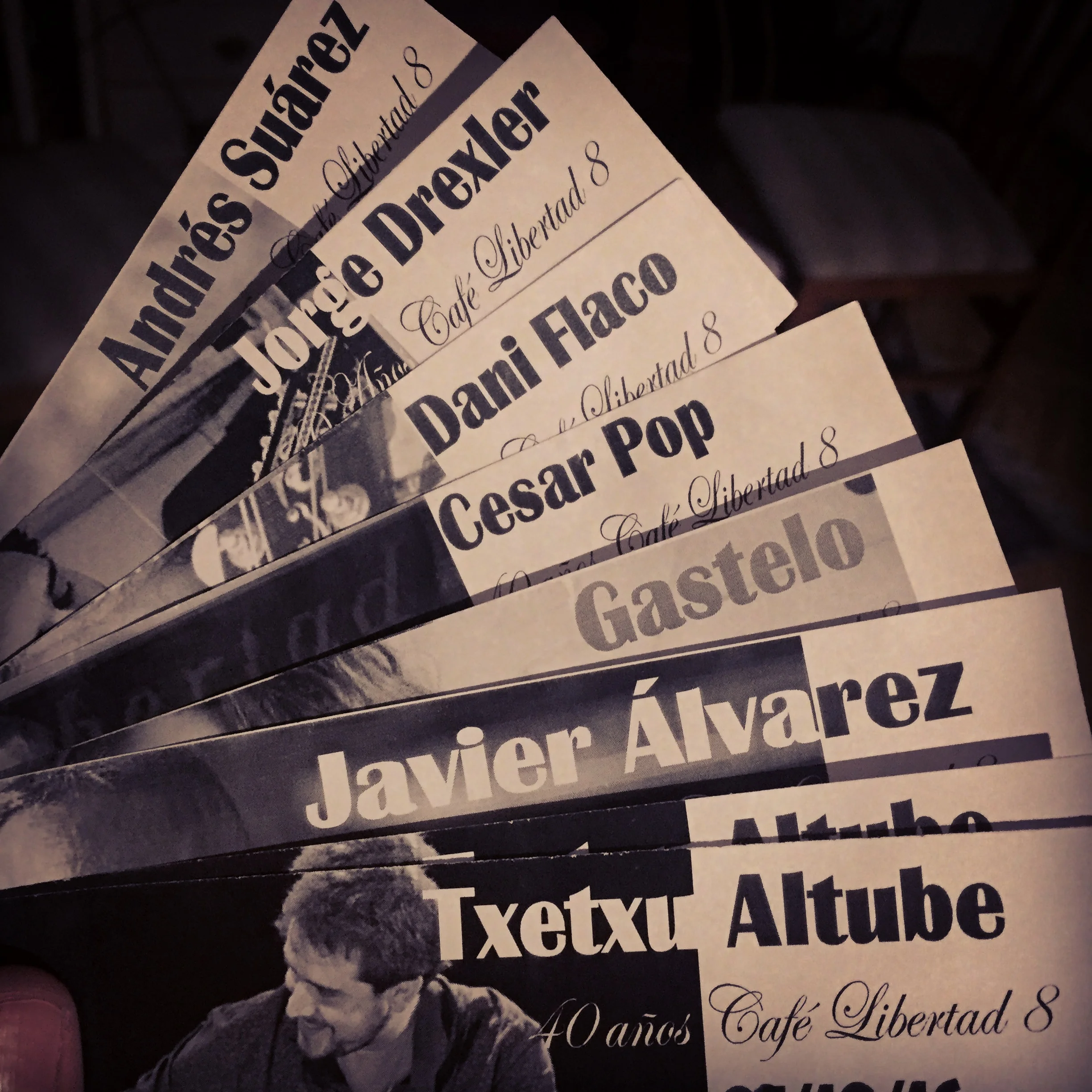 Entradas de conciertos